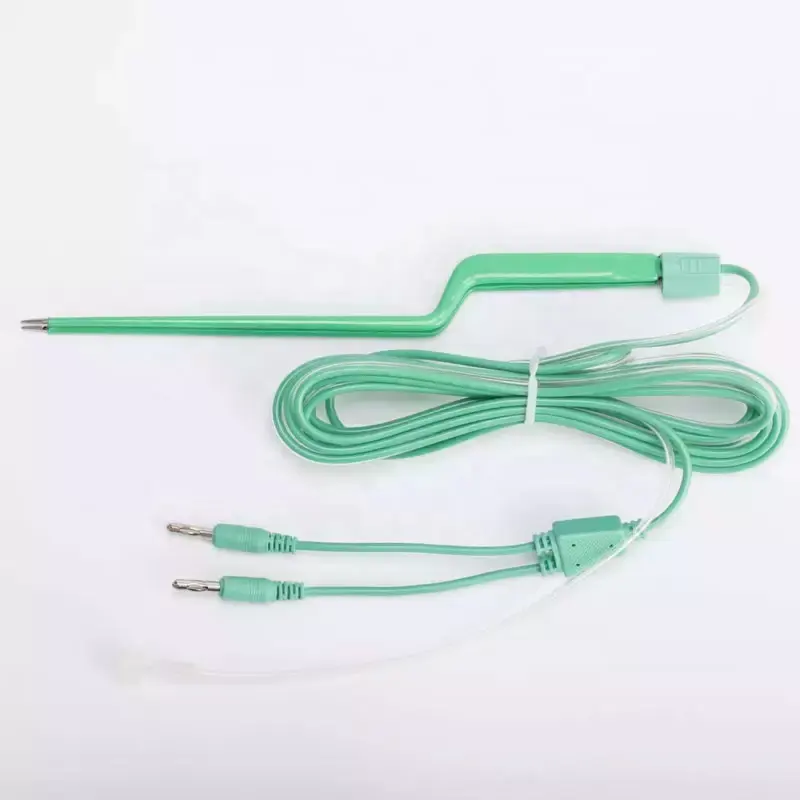 Disposable ESU surgical tweezers Irrigation/Dripping Electrosurgical Coagulation Bipolar Forceps Assembled